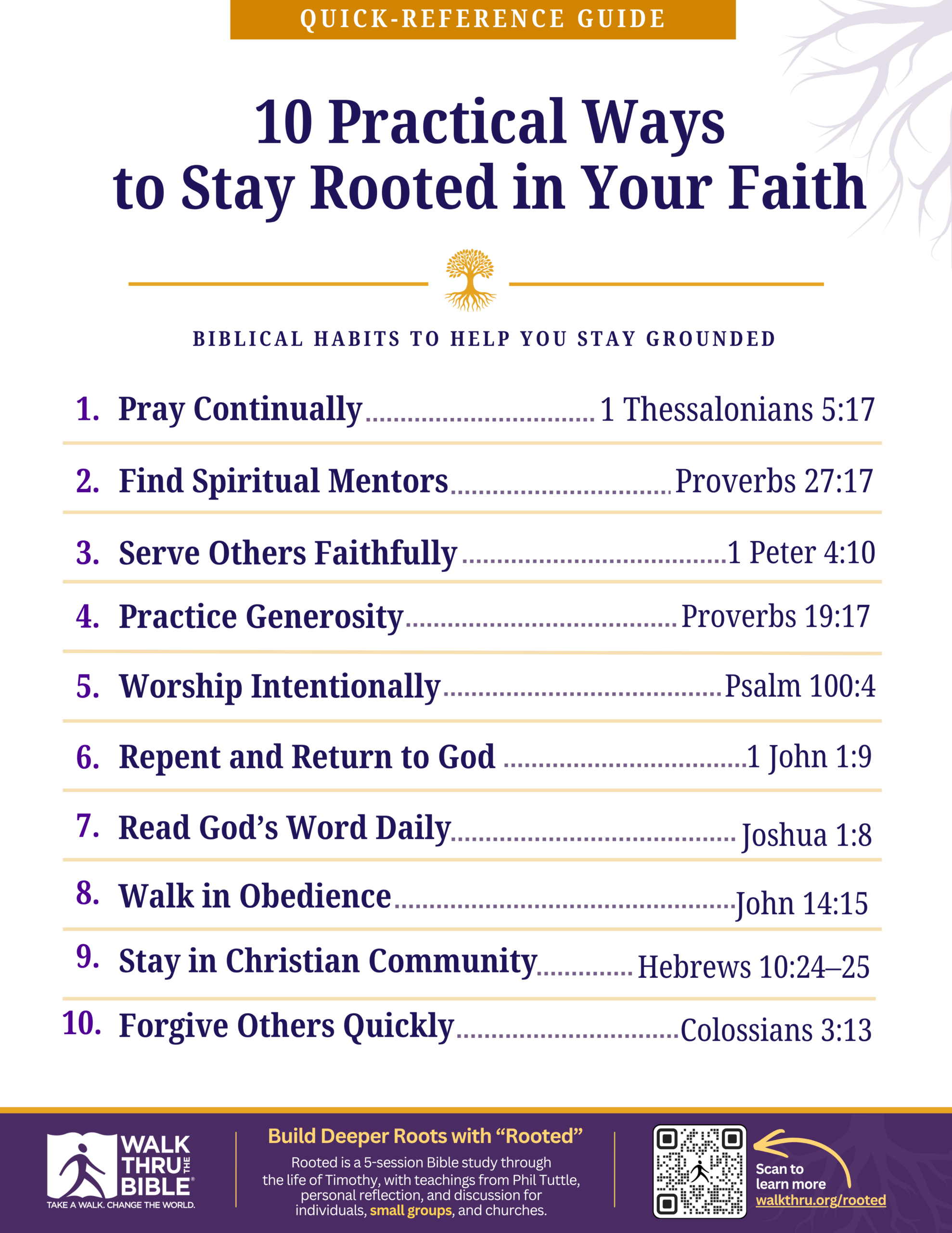 10 Practical Ways to Stay Rooted Guide