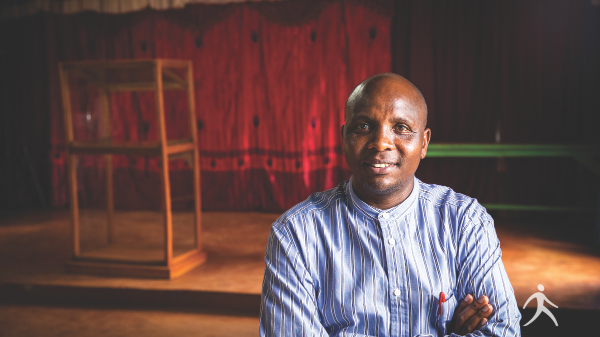 An under-resourced pastor receiving biblical training and resources to lead his community