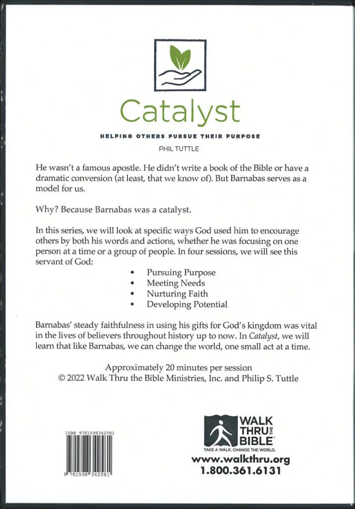 Catalyst DVD Walk Thru The Bible
