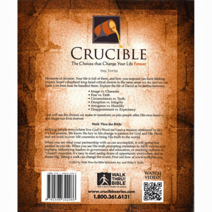 Crucible Workbook Back