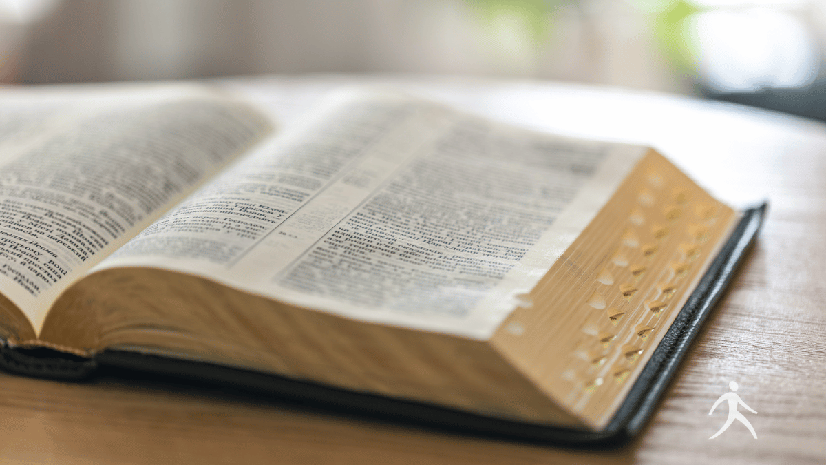 An open Bible illustration