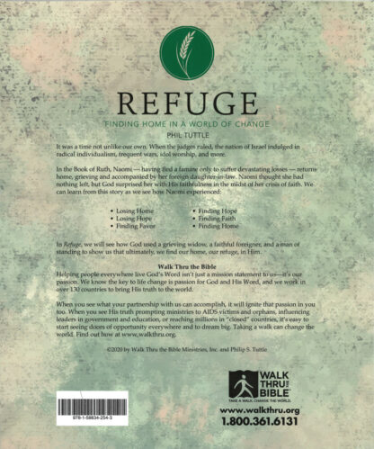 Refuge Workbook Back