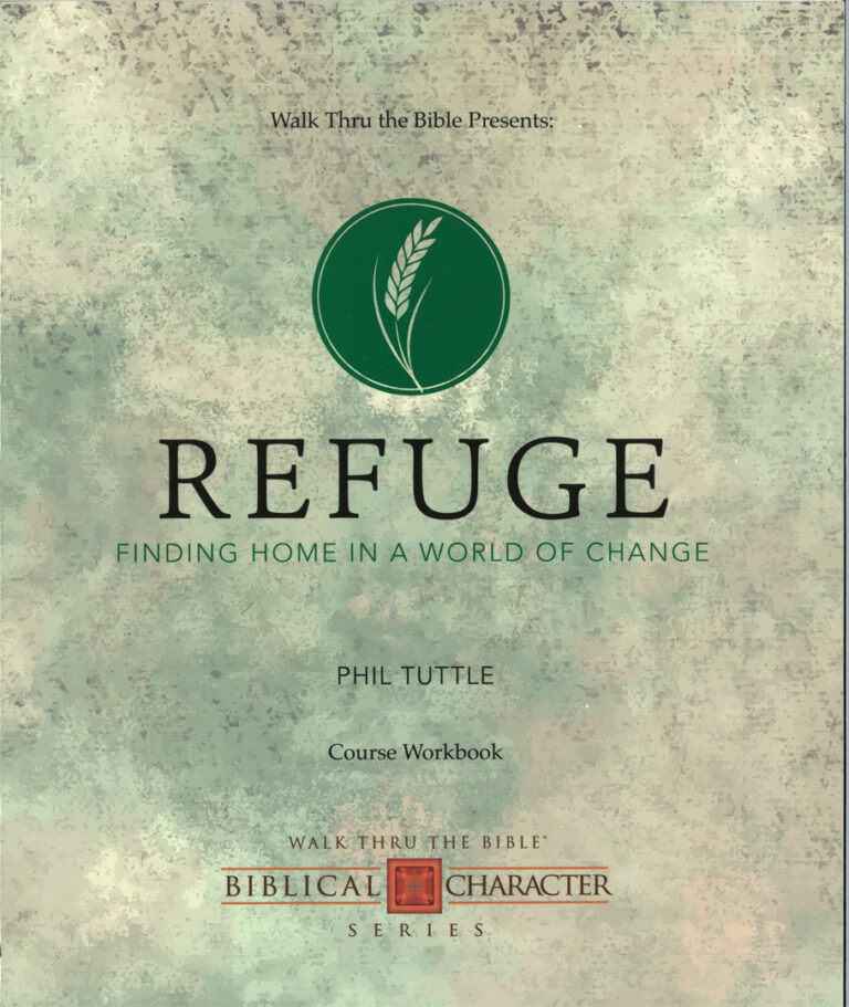 Refuge Workbook Front
