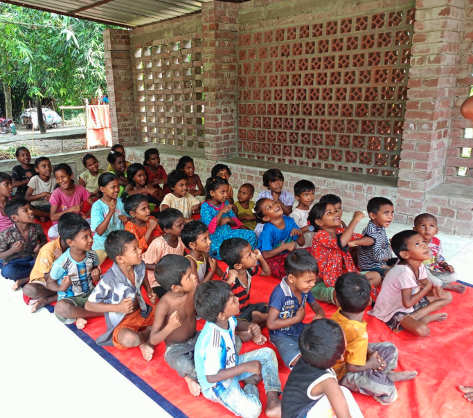 Global ministry leaders gathered together during children's ministry work