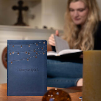 One Year Shine Your Light Devotional Leather Like