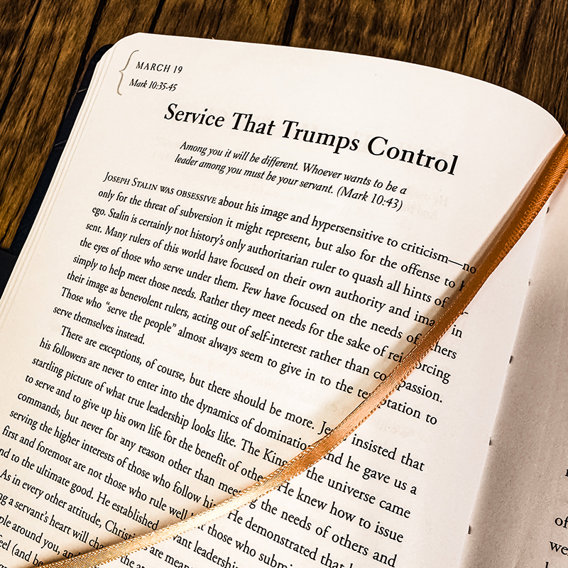 One Year Shine Your Light Devotional Leather Like - Image 4