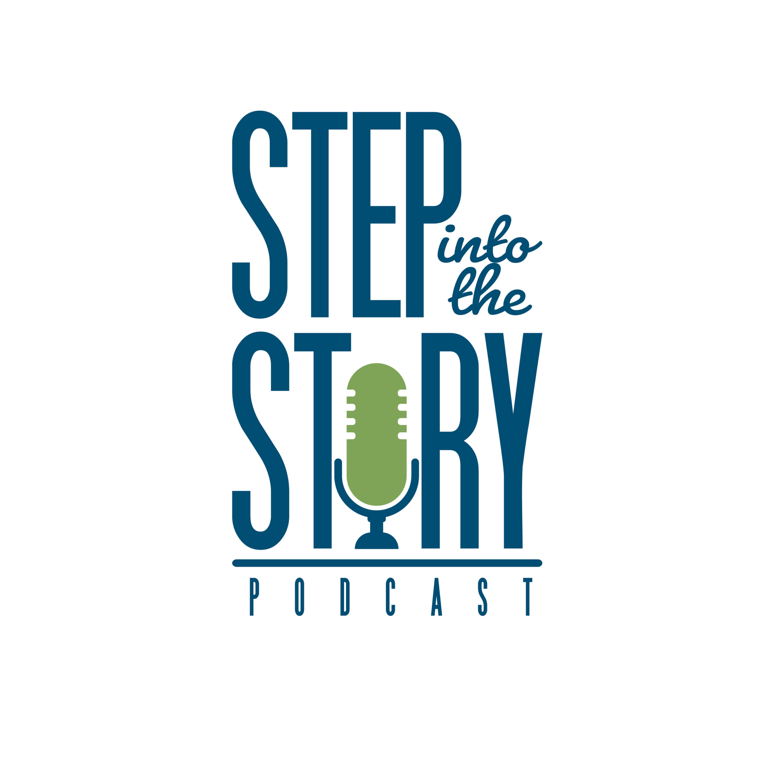 Step Into The Story Podcast Logo