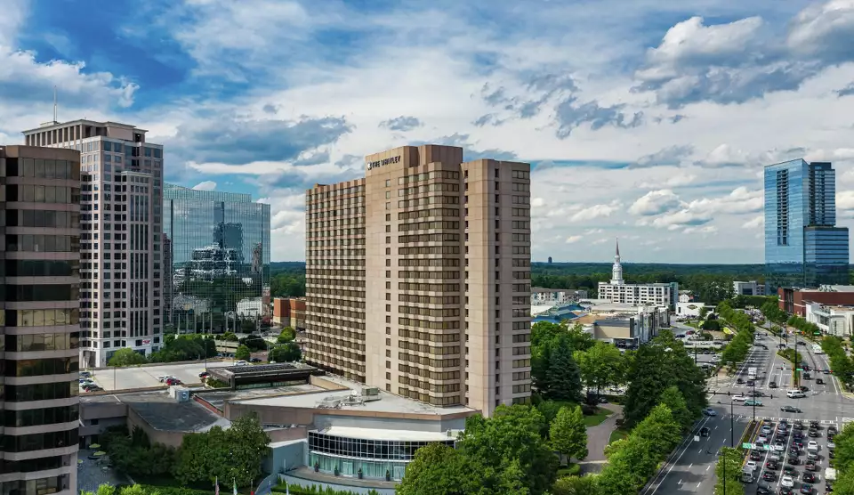 The Whitley Hotel skyline view